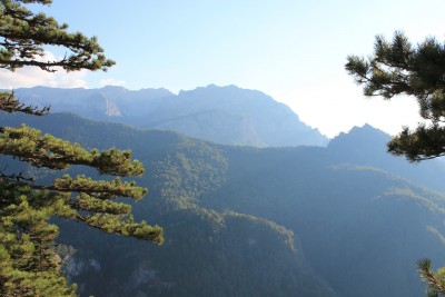 View of mt. Volujak from mt. Maglić